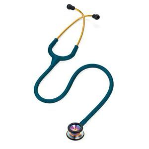 Стетоскоп Littmann Classic II Pediatric (педиатрический), лазурный с радужной головкой, 3M Littmann