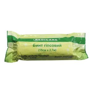Бинт гіпсовий, 2.7 м х 15 см, Medicare