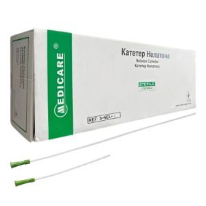 Катетер Нелатона, чоловічий, Fr6-Fr28, 10 шт., Medicare