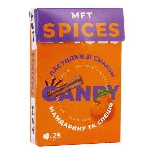 Пастилки Spices зі смаком мандарина та спецій, 25 шт., MFT