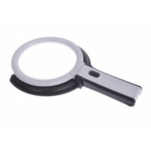 Лупа-лампа с LED-подсветкой, 1,8x138 мм, Magnifier 3B-1D