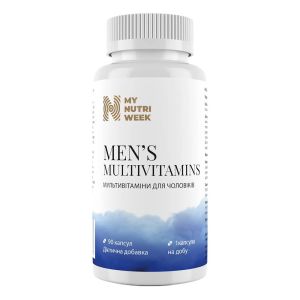 Мультивитамины для мужчин Men's Multivitamins, 90 капсул, My Nutri Week