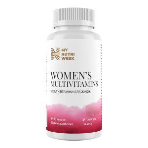Мультивитамины для женщин Women's Multivitamins, 90 капсул, My Nutri Week