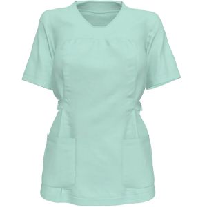 Медицинская блуза женская, нежно-зеленая, размеры 42-48