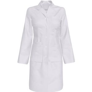 Медичний халат жіночий, білий, розміри 40-62