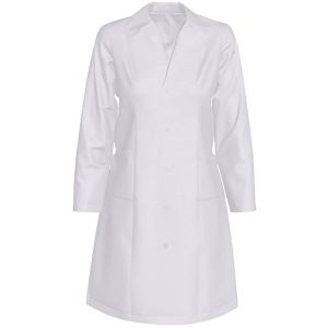 Медичний халат жіночий, білий, розмір 40-42