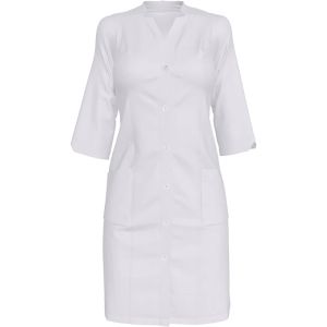 Медичний халат жіночий, білий, розмір 44