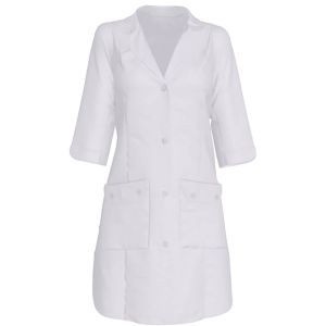 Медицинский халат женский, белый, размеры 42-48