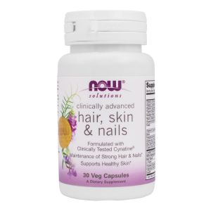 Комплекс витаминов для волос, кожи, ногтей HAIR, SKIN&NAILS, 30 капсул, NOW Foods