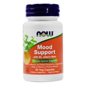 Комплекс для підтримання ЦНС "Mood Support", 30 капсул, NOW Foods