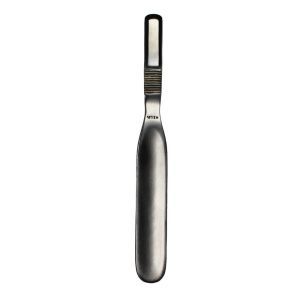 Распатор Фарабеф прямий, з плоскою ручкою, 150 мм