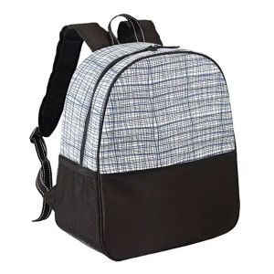 Изотермическая сумка-рюкзак TE-3025, 25 л, черно-белая, Time Eco