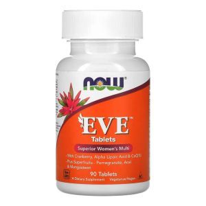 Мультивитаминный комплекс для женщин EVE, 90 капсул, NOW Foods