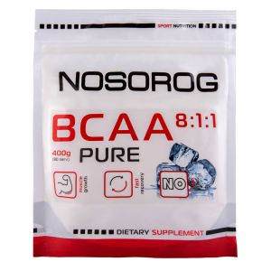 Амінокислотий комплексBCAA 2:1:1, 400 г, Nosorog
