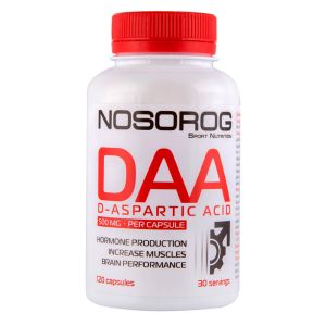 Д-аспарагиновая кислота, 120 капсул, Nosorog