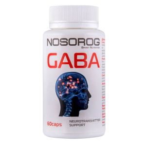 ГАБА (гамма-аминомасляная кислота), 60 капсул, Nosorog