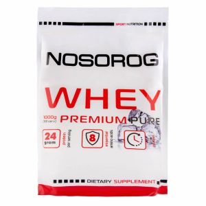 Сироватковий протеїн Premium Whey, 1 кг, без смаку, Nosorog