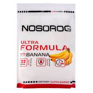 Комплексний протеїн Ultra Formula, 1 кг, банановий смак, Nosorog