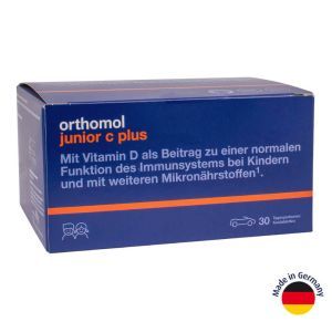 Orthomol Junior для детей (жевательные таблетки), вкус – апельсин/мандарин, Orthomol