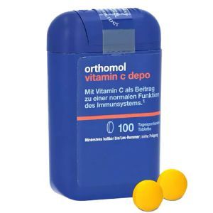 Orthomol Vitamin C depo для підтримання імунітету, 100 таблеток, Orthomol