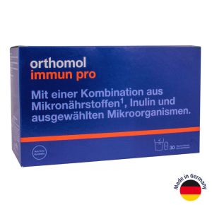 Orthomol Immun Pro для восстановления нарушений кишечной микрофлоры и иммунитета (гранулы), Orthomol