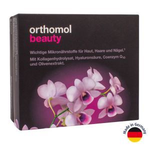 Orthomol Beauty витаминный комплекс для кожи, ногтей и волос (питьевая бутылочка), Orthomol