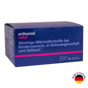 Orthomol Natal вітаміни для вагітних (капсули), Orthomol