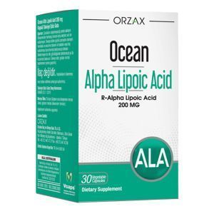 Альфа-липоевая кислота Ocean Alpha Lipoic Acid, 200 мг, 30 капсул, Orzax