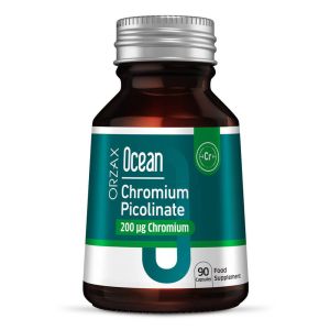 Піколінат хрому Ocean Chromium Picolinate, 200 мкг, 90 капсул, Orzax