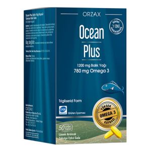 Омега-3 Ocean Plus, 50 капсул, Orzax