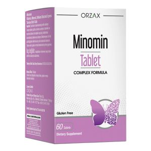 Вітамінний комплекс під час менопаузи Minomin, 60 таблеток, Orzax