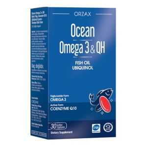 Омега-3 + коензим Q10, 30 капсул, Orzax