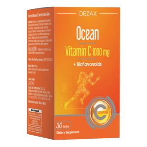 Вітамін С, Ocean Vitamin C, 1000мг, 30 таблеток, Orzax
