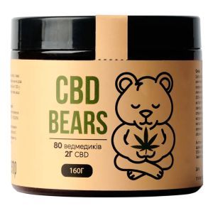 Желейні Ведмедики з CBD (канабідіол), 160 г, Pephemp