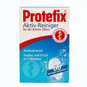 Таблетки для очистки зубных протезов, 66 шт, Protefix