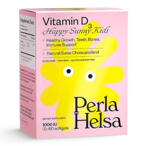 Вітамін Д3 для дітей, 1000 МО, 60 капсул, Perla Helsa