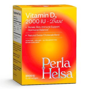 Витамин Д3 Base, 2000 МЕ, 60 капсул, Perla Helsa