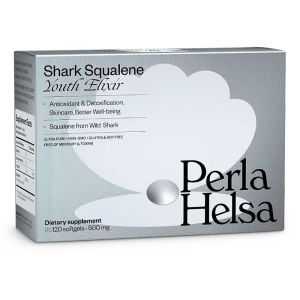 Сквален “Еліксир молодості”, 500 мг, 120 капсул, Perla Helsa