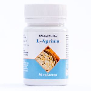 L-Аргинин, 350 мг, 50 таблеток, Palianytsia