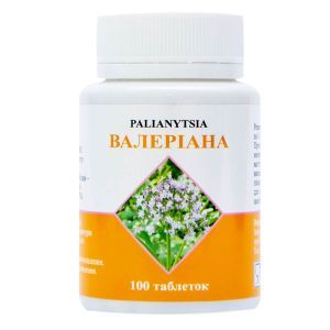 Валеріана,100 таблеток, Palianytsia