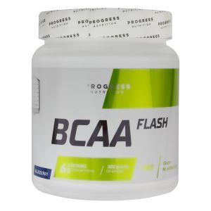 Аминокислотный комплекс BCAA Flash, 300 г, черника, Progress Nutrition 