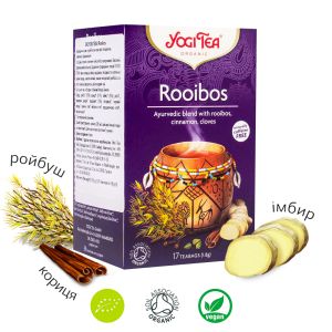 Чай "Ройбуш", 17 пакетиков, YOGI TEA