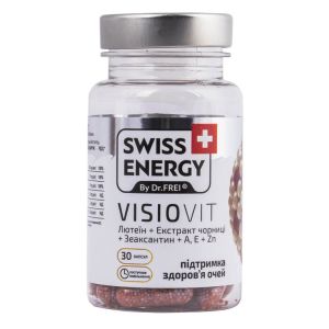 Витамины в капсулах Visiovit, 30, Swiss Energy