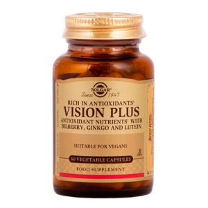 Комплекс для здоров'я очей Vision Plus, 60 капсул, Solgar