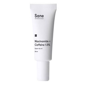 Крем для шкіри навколо очей із кофеїном, 20 мл, Sane