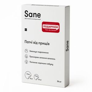 Патчі від прищів, 36 шт, Sane