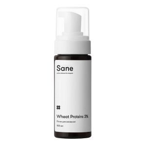 Пінка для вмивання з протеїнами пшениці 3%, 150 мл, Sane