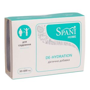 БАД Противоотечное средство "De-Hydration", 600 мг, 30 капсул, Spani Home