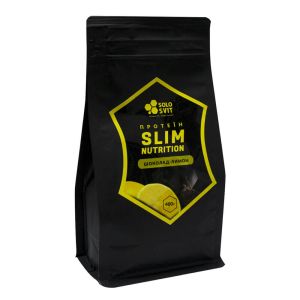 Протеїн Slim Nutrition, 400 г, зі смаком шоколад/лимон, СолоСвіт