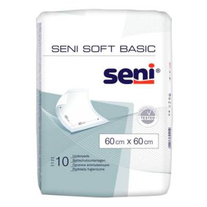 Гігієнічні пелюшки Seni Soft Basic, 60x60, 10 шт.